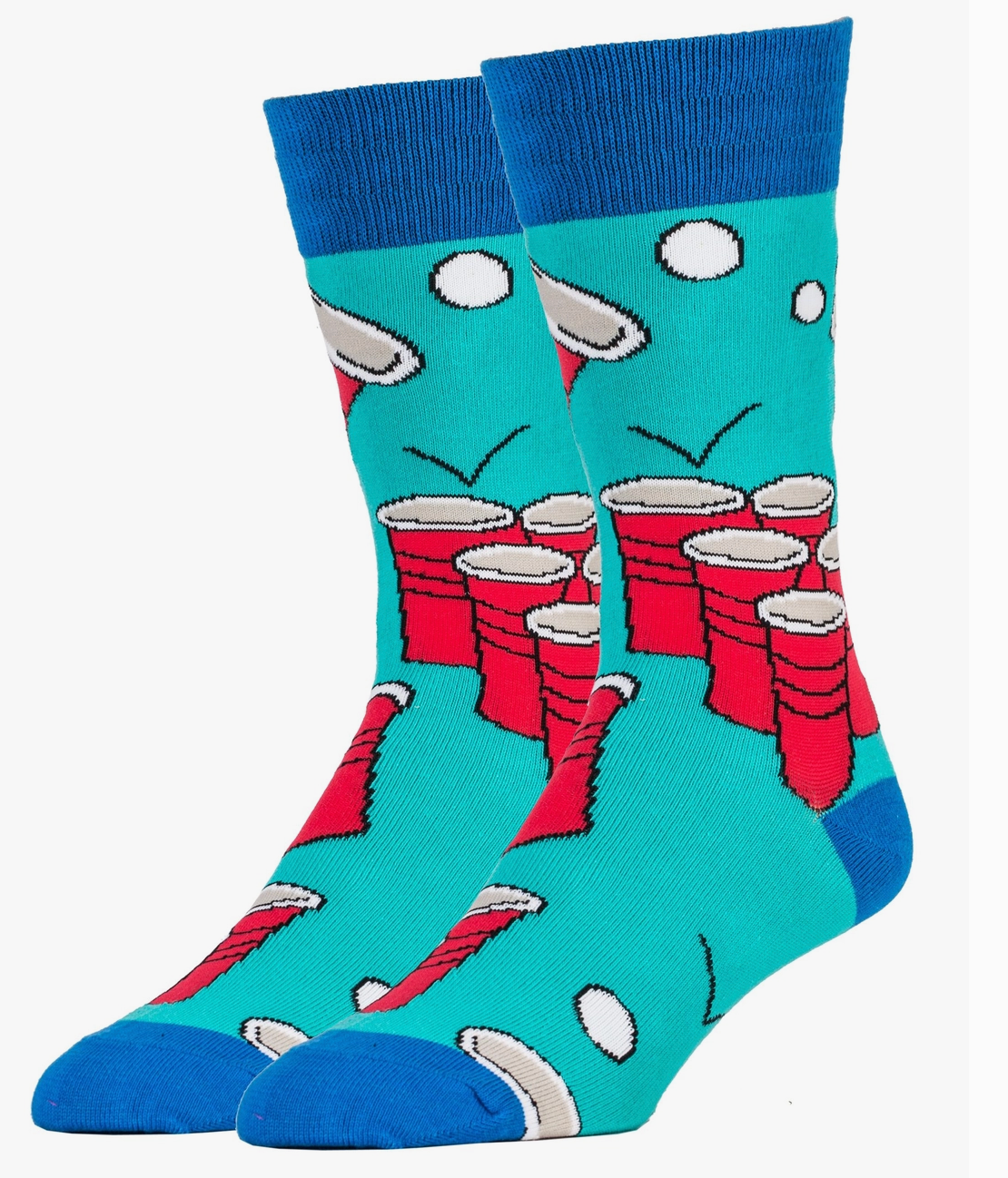 Beer Pong Men's Novelty Socks