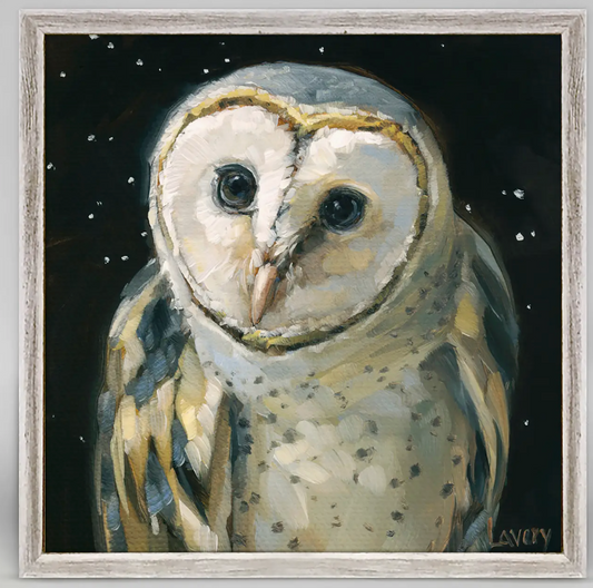 "Look of the Night" Owl Canvas Art