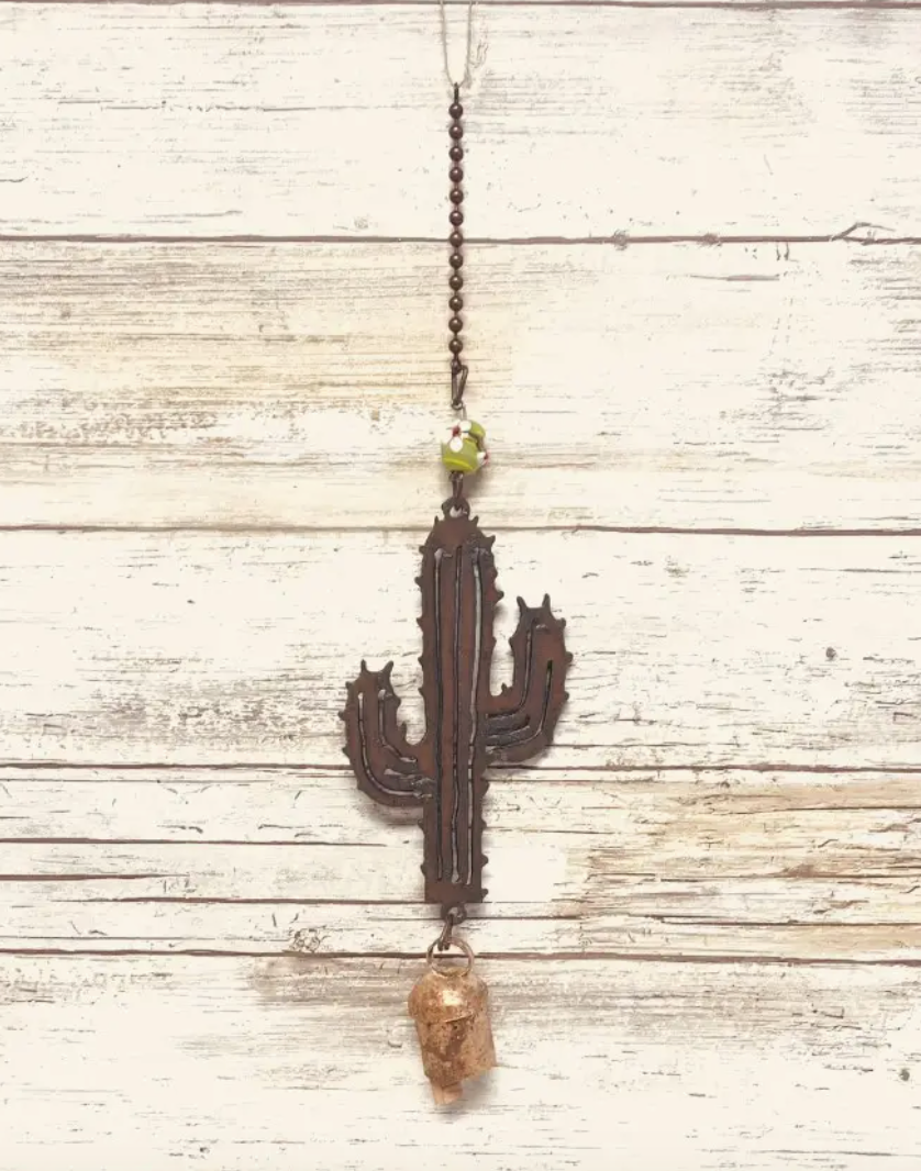 Cactus Single Bell Windchime