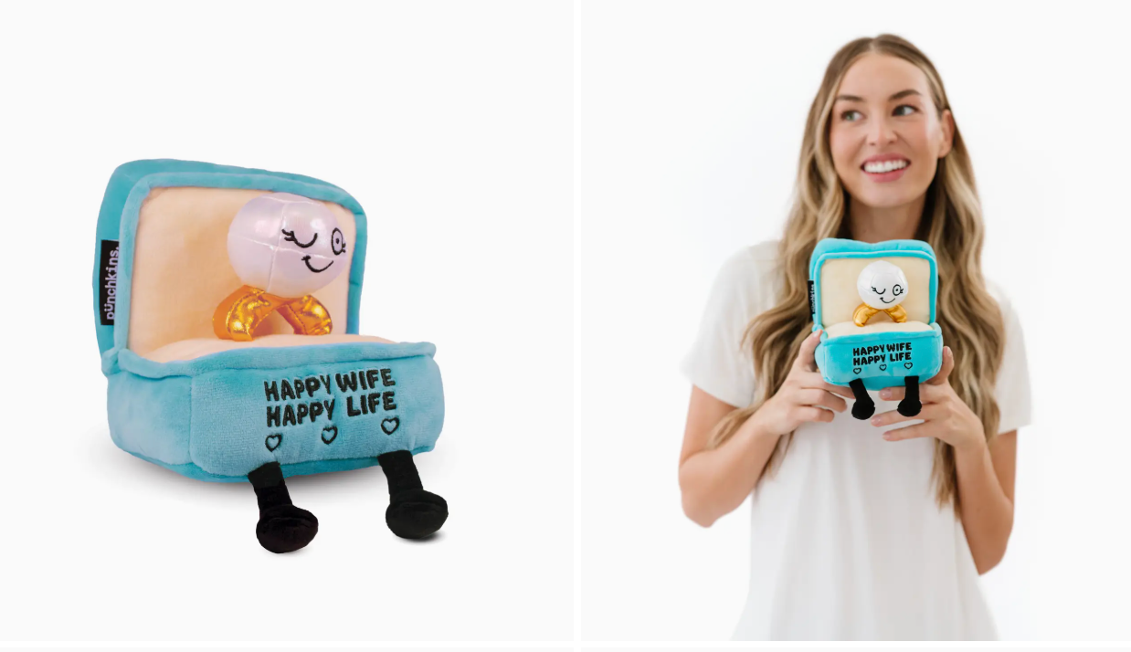 Happy Wife Happy Life Plushie