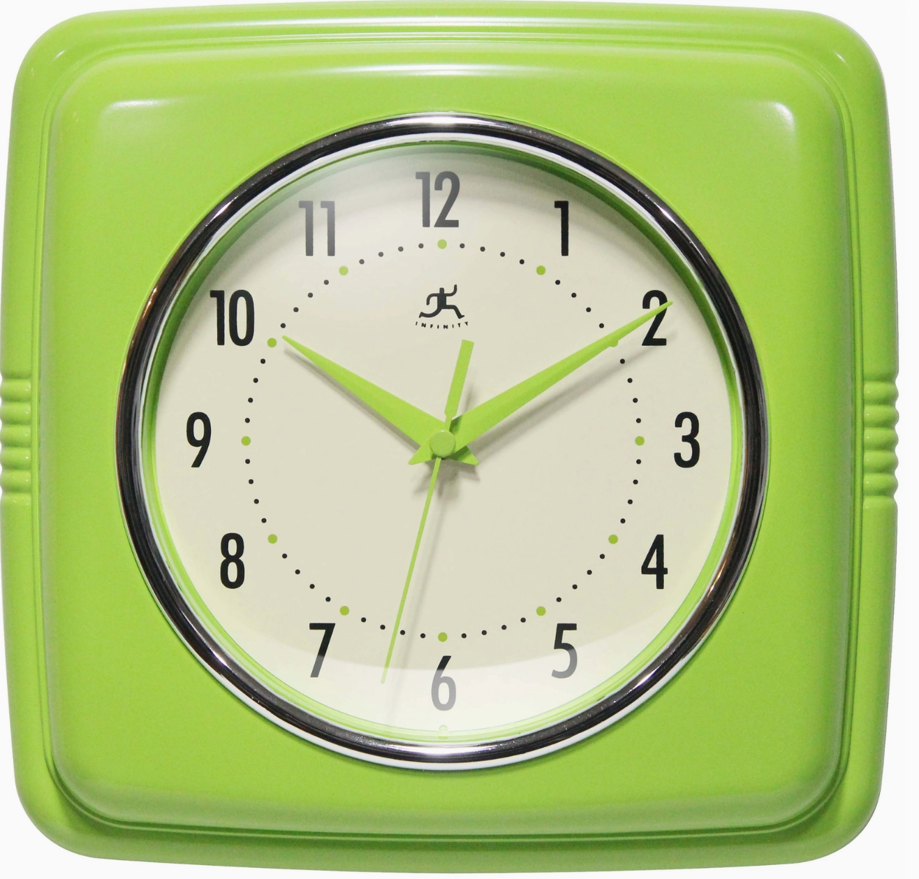 Fun Retro Inspired Clocks - various colors