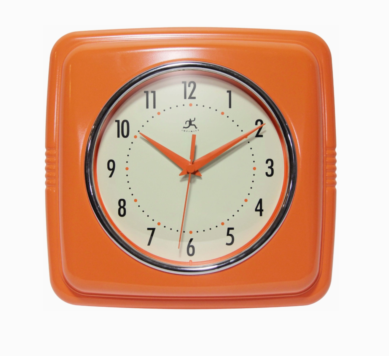 Fun Retro Inspired Clocks - various colors