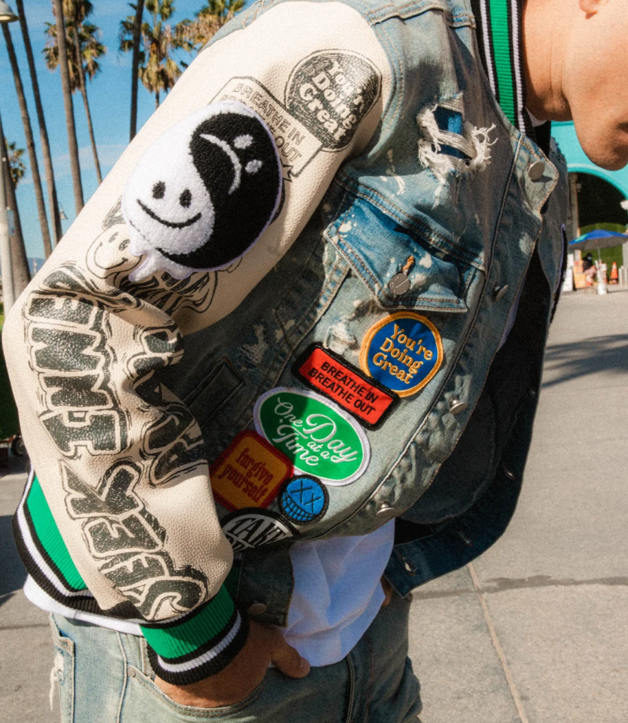 First Row Denim & Patches Jacket
