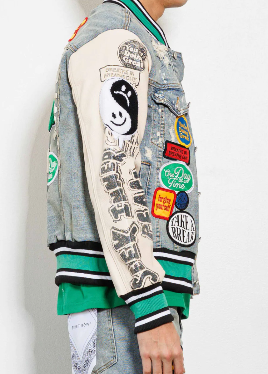 First Row Denim & Patches Jacket