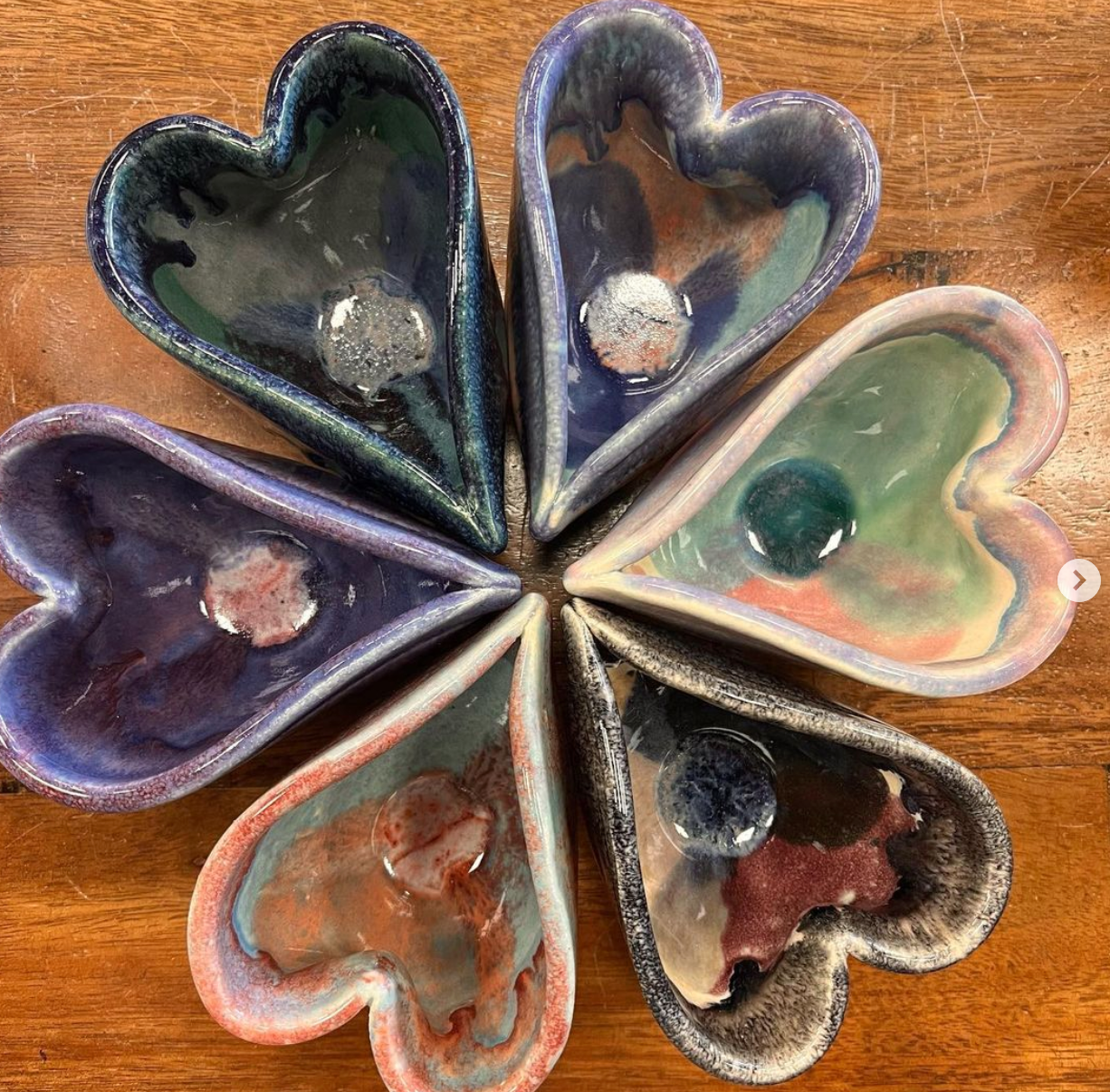 Lisa Howe Ceramic Heart Bowls