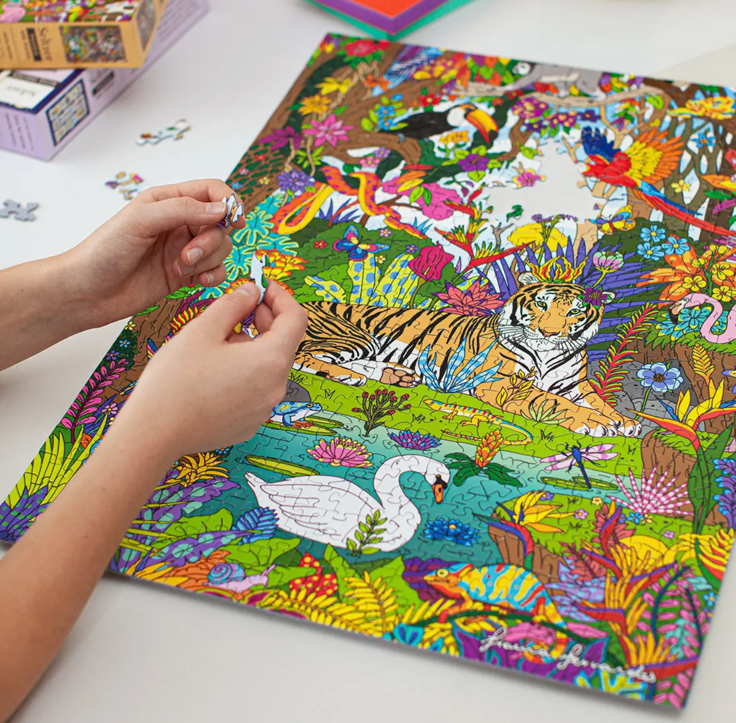 500 Piece Jungle Tiger Puzzle