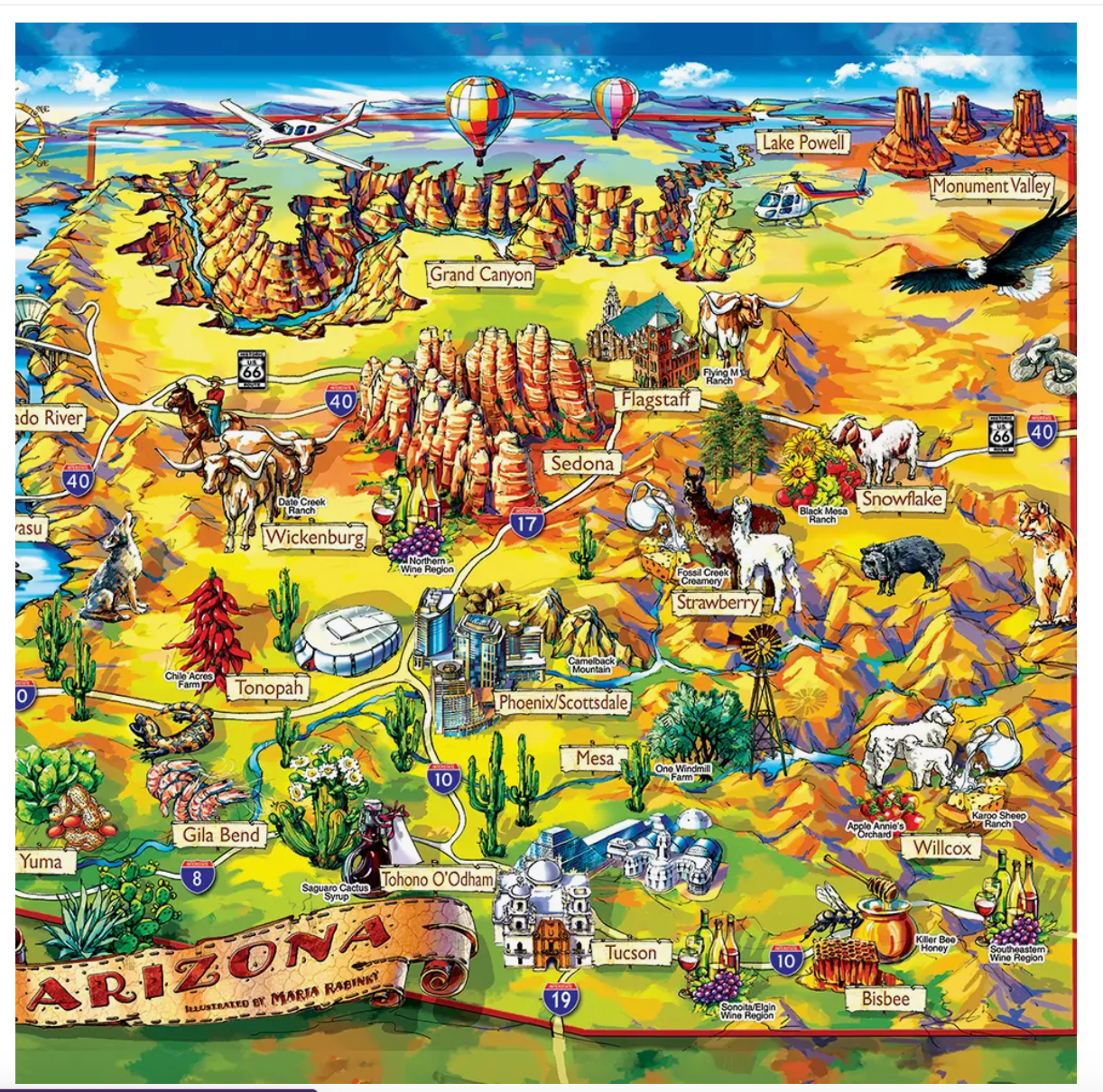 AZ Map 1000 Piece Puzzle