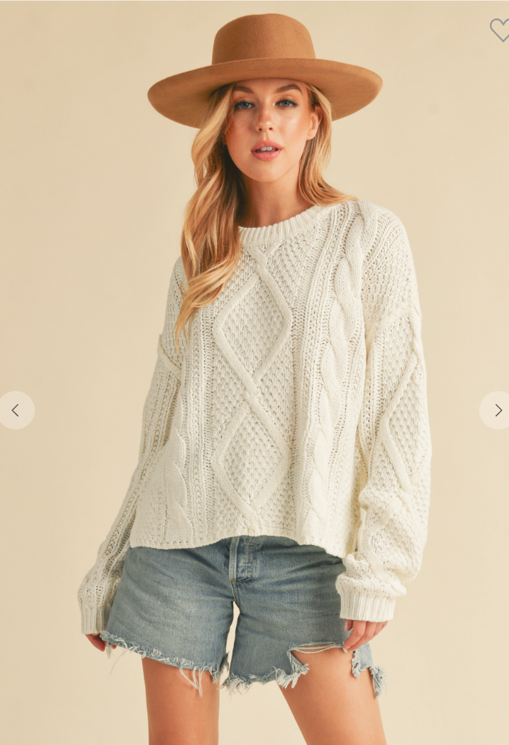 Cropped Sweater (Multiple Colors)