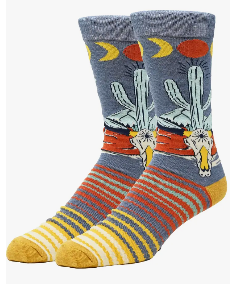 Men's "Desert Nights" Novelty Socks
