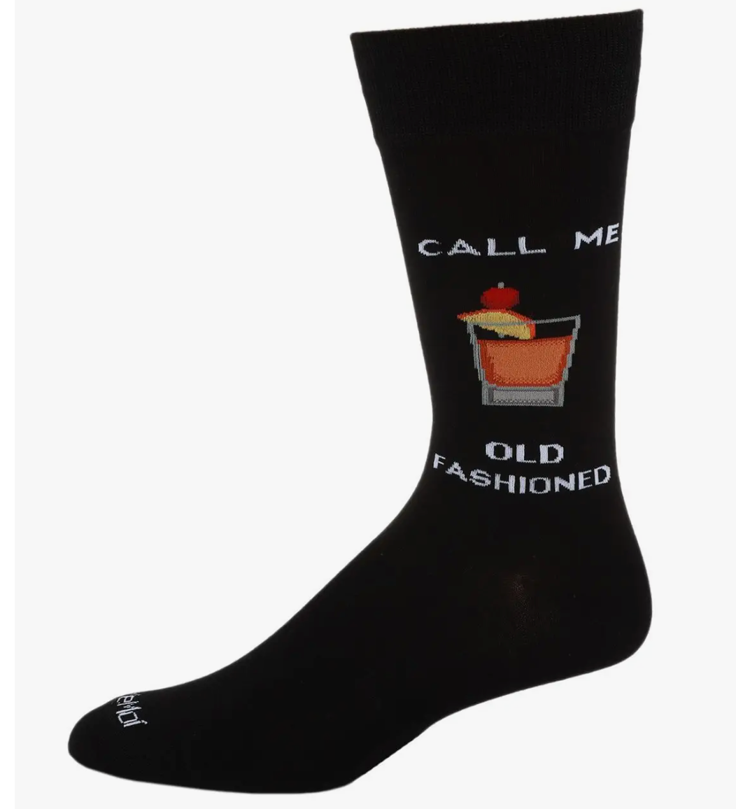 Men's "Call me old fashioned" novelty socks