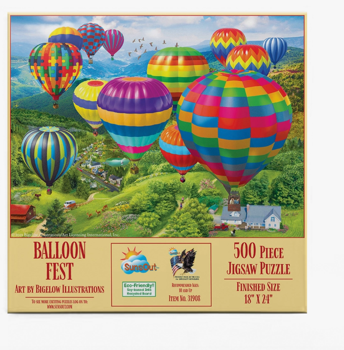 Balloon Fest - 500 Piece Puzzle
