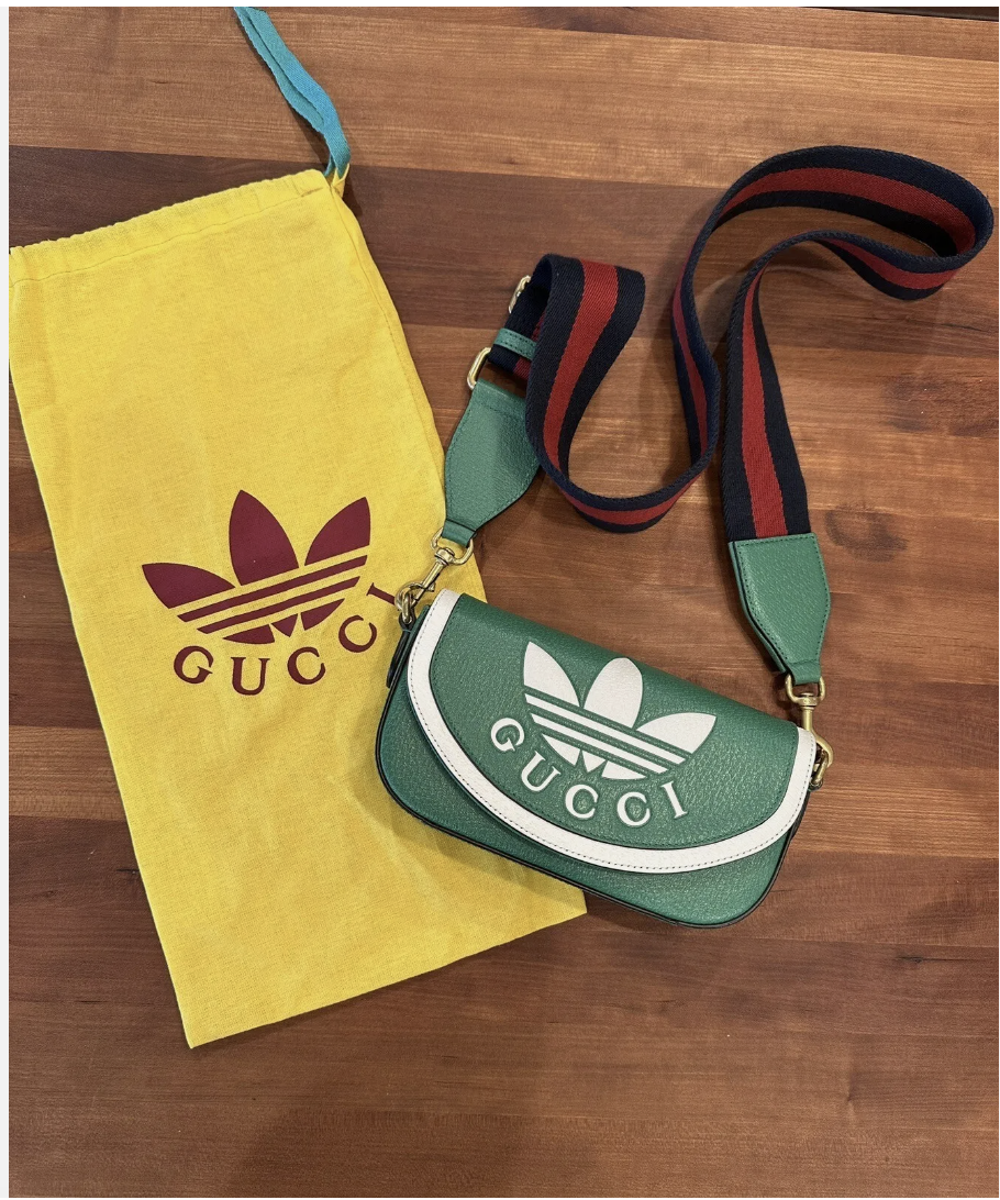 Perfect Condition Previously Loved - Gucci x Adidas Crossbody Bag