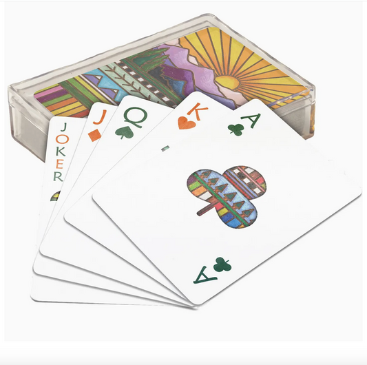 Playing Cards in Acrylic Case