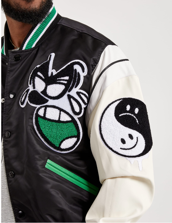 First Row "Seek Inner Peace" Men's Satin Jacket